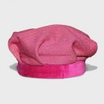 Boina feminina de veludo Ref:0288 - Traseira