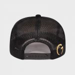 Boné trucker bordado dourado Ref:0201 - Traseiro
