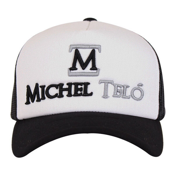 Imagem - Boné caminhoneiro de brim e telinha - Frente