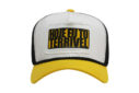 Imagem - Boné trucker amarelo e preto - Frente