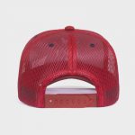 Boné trucker de brim e redinha - Traseiro