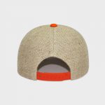 Boné de estopa aba curva traseiro