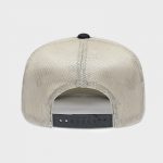 Boné country de tela e aba reta - Traseiro