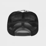 Boné trucker preto e branco - Traseiro