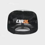 Boné country de moletom e tela - Traseiro