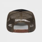 Boné country marrom de tela - Traseiro