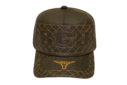 img-Boné trucker de couro e tela