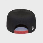 Boné aba reta com bordado 3D - Traseiro