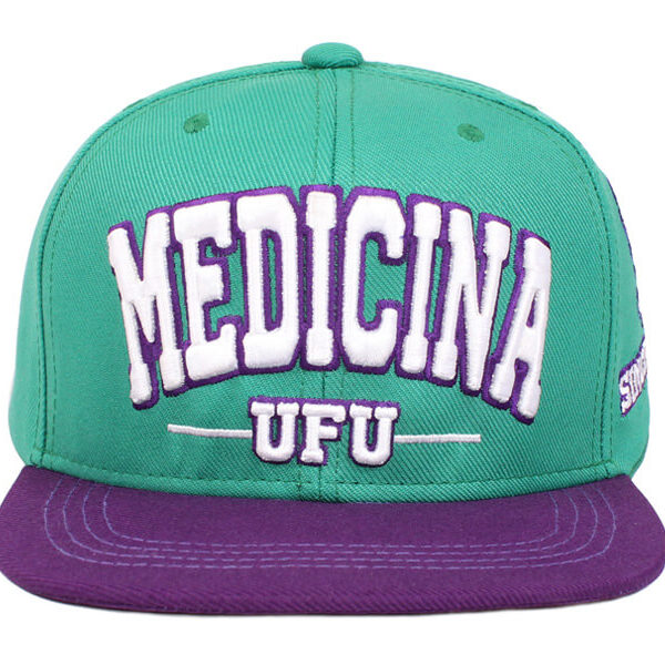 Boné aba reta medicina bordado - Frente