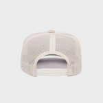 Boné trucker em suede e tela - Traseira