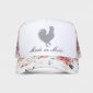 Boné trucker feminino floral - Frente