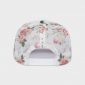 Boné trucker feminino floral - Traseiro