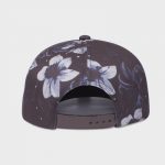 Boné aba reta floral sublimado - Traseira