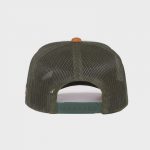 Boné trucker de tela com aplique bordado - Traseira