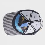 Boné trucker com aba listrada Ref:5023 - Interior