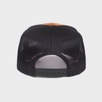 Boné trucker de tela e veludo Ref:5012 - traseiro